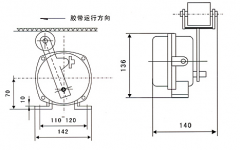 速度開關(guān)，測速傳感器XSAV11801（低速型）高低速速度開關(guān)